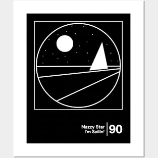 I'm Sailin' - Minimalist Style Graphic Design Posters and Art